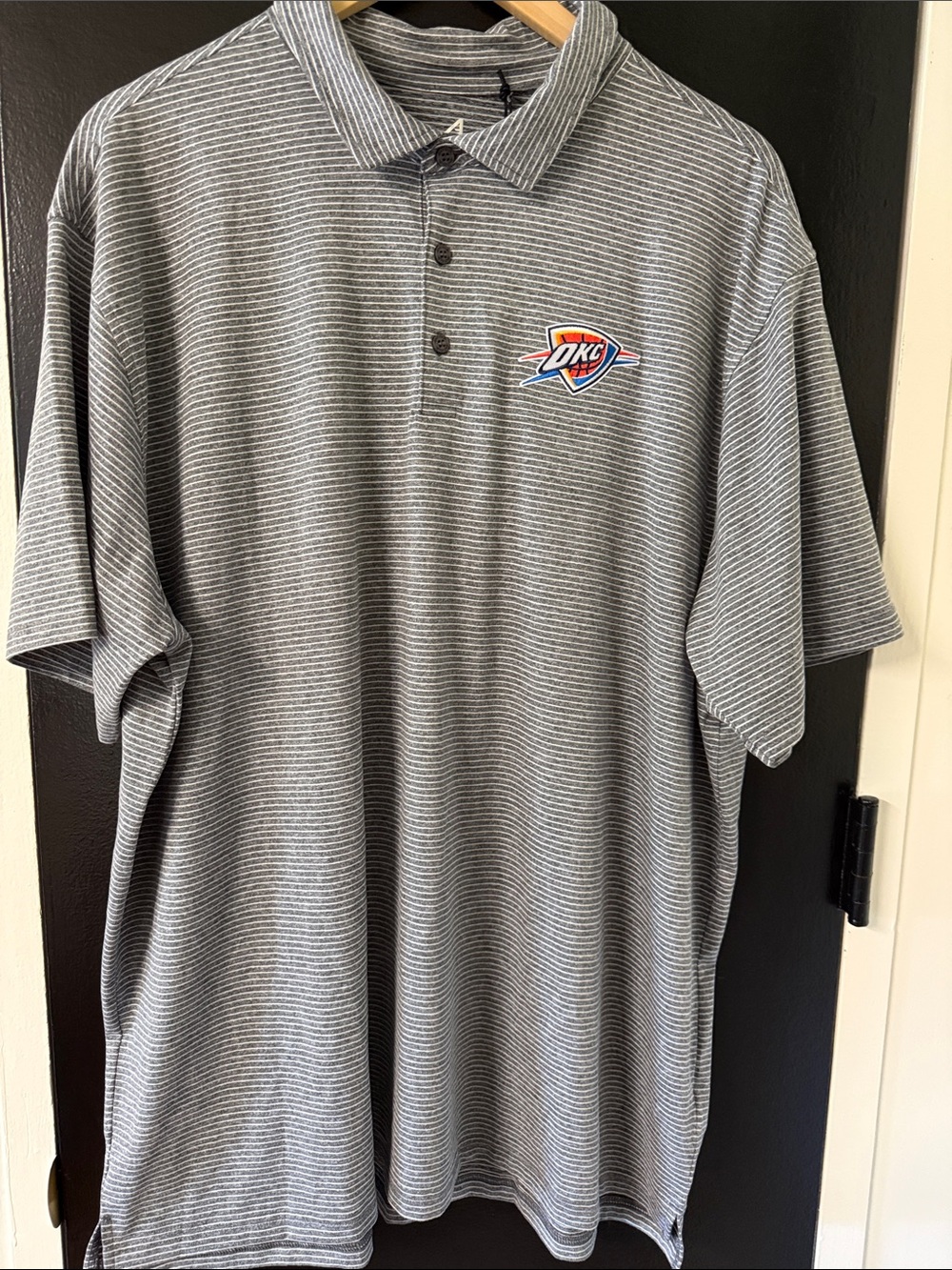Oklahoma City Thunder Antigua Scheme Polo